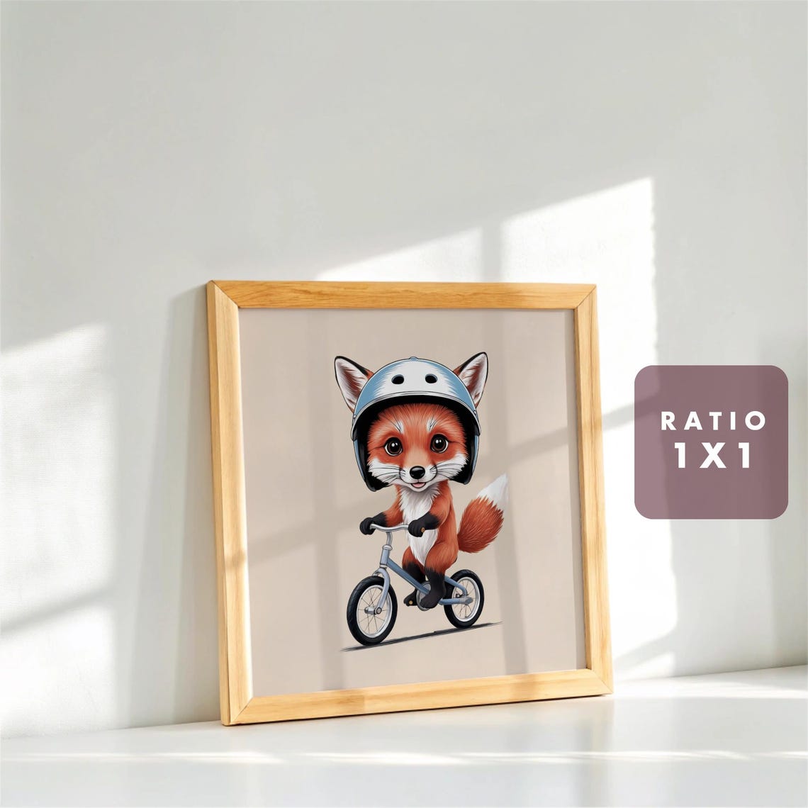 Baby Animal Wall Art Set, Pastel Nursery Prints - Image 3
