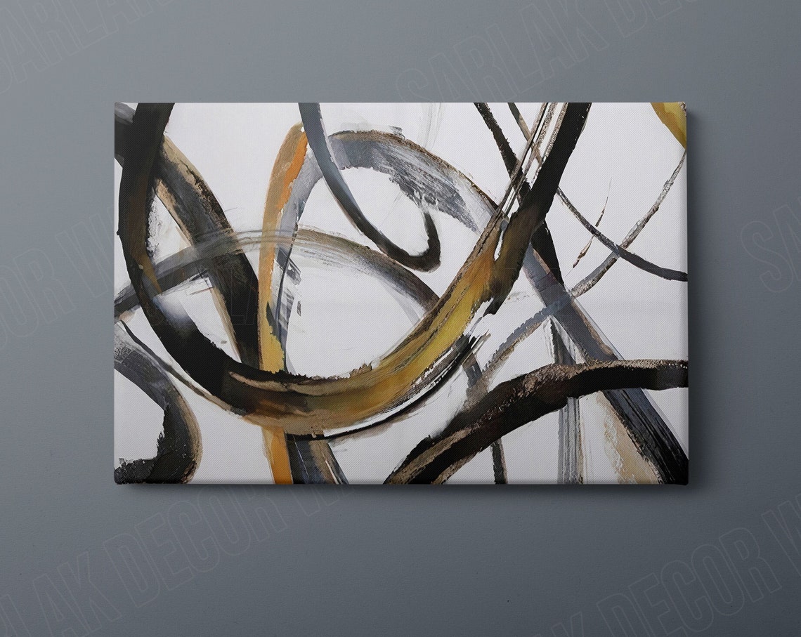 Ring Abstract Wall Art, Abstract Poster