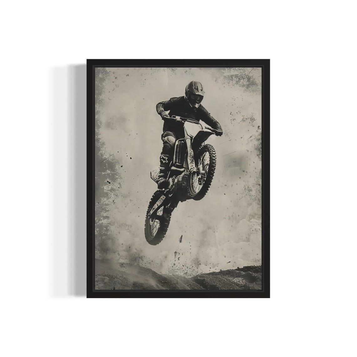 Supercross Poster Art Print Vintage Gothic Wall Art Painting Decor Photo