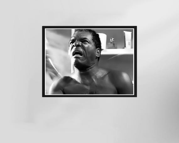 Funny Movie Poster Friday Bathroom Wall Art Black And White Toilet Print Restroom Decor