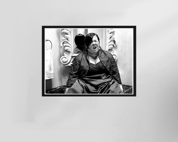 Bridesmaids Poster Funny Bathroom Wall Art Black And White Toilet Print Restroom Decor