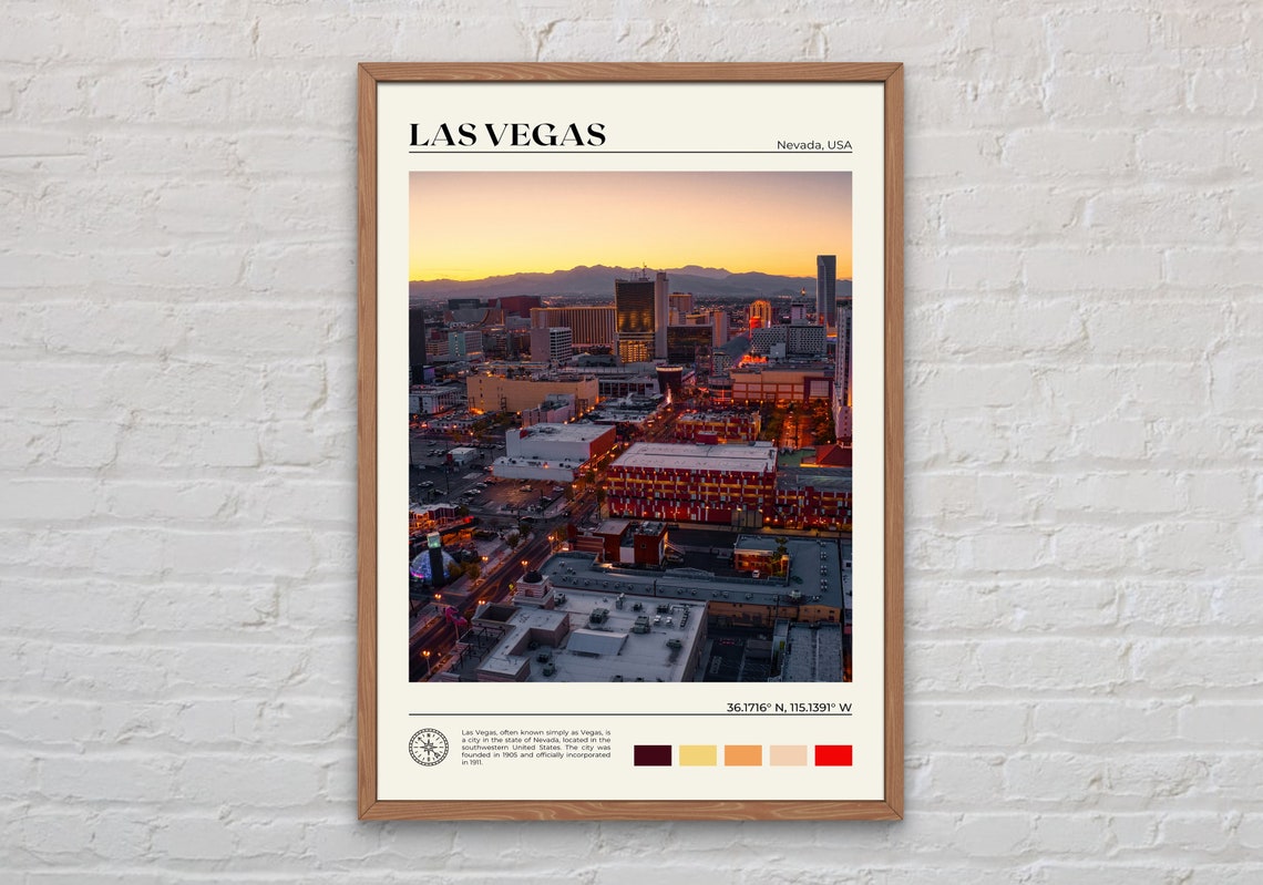 Real Photo Las Vegas Print Las Vegas Wall Art Las Vegas Poster Las Vegas Photo Las Vegas Poster Print Las Vegas Decor Nevada