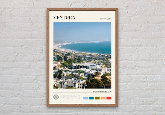 Ventura Photo Print, California Travel Poster