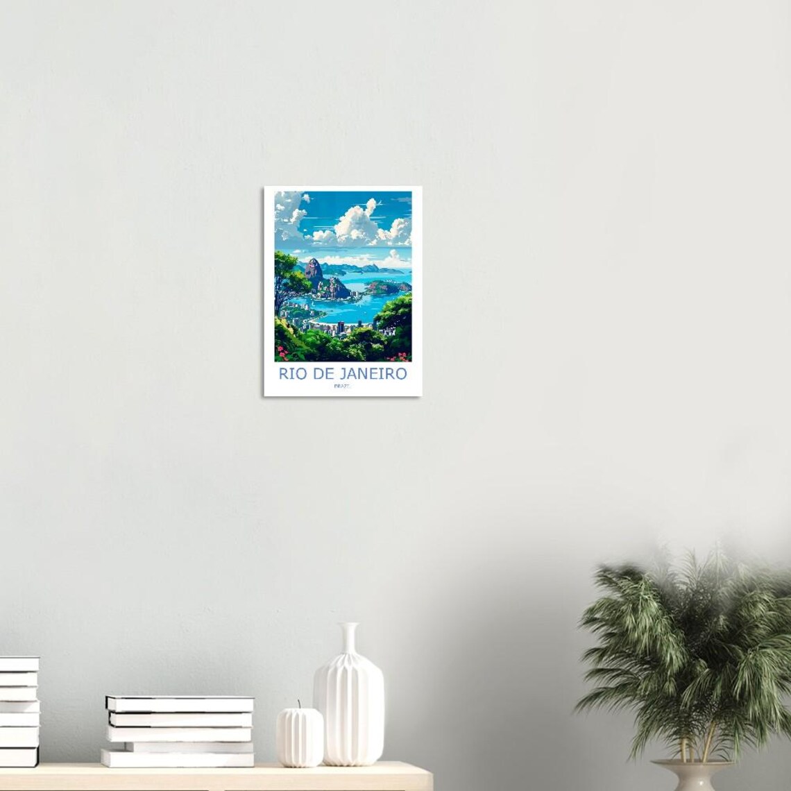 Rio De Janeiro Brazil Sugarloaf And Guanabara Bay Travel Poster - Image 3