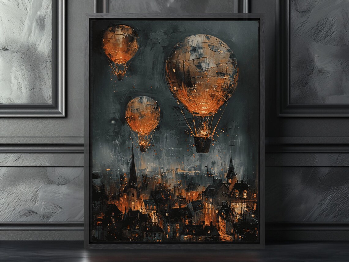 Dark Academia Vintage Moody Decor Art Print