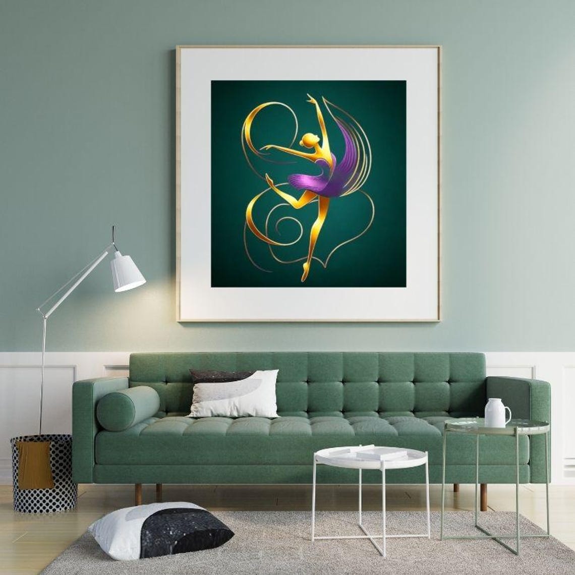 Ballerina Wall Art Illstrasyon Ballerina Wall Art Pdf Files Print Minimalist Ballerina Art Ballerina Wall Art - Image 3