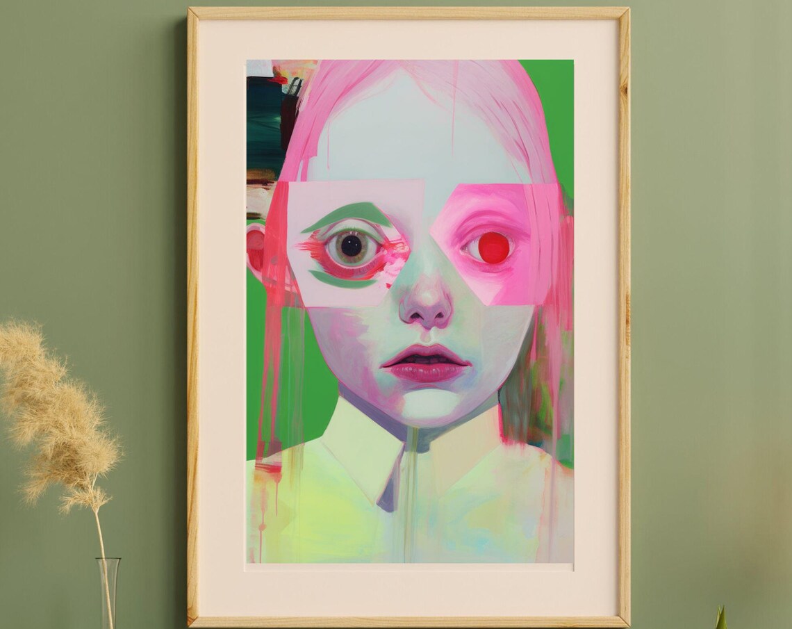 Disorderly No3 Unique Canvas Art Print