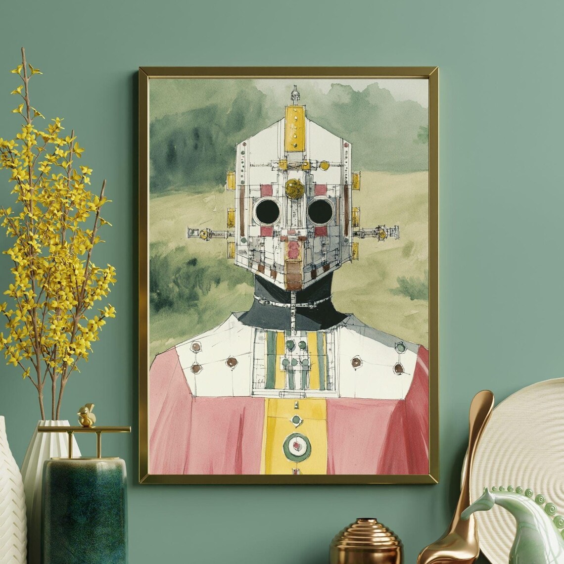 Anonymous Knight No1 Unique Canvas Art Print