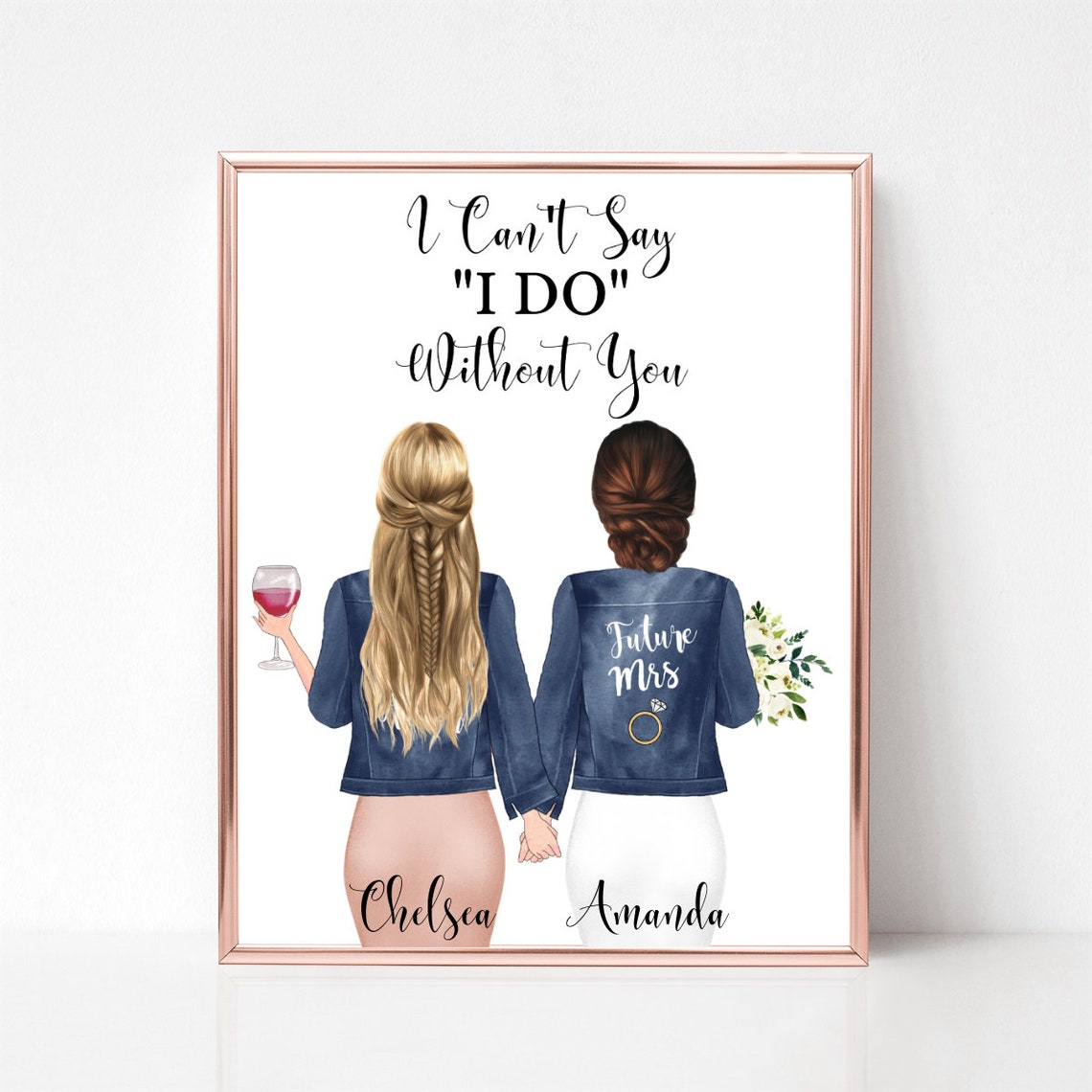 I Can't Say I Do Without You Bridesmaid Proposal Poster Gift - Image 2