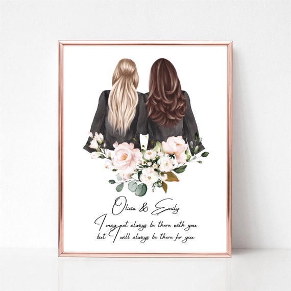 Best Friends From Behind I Will Always Be There For You Poster
