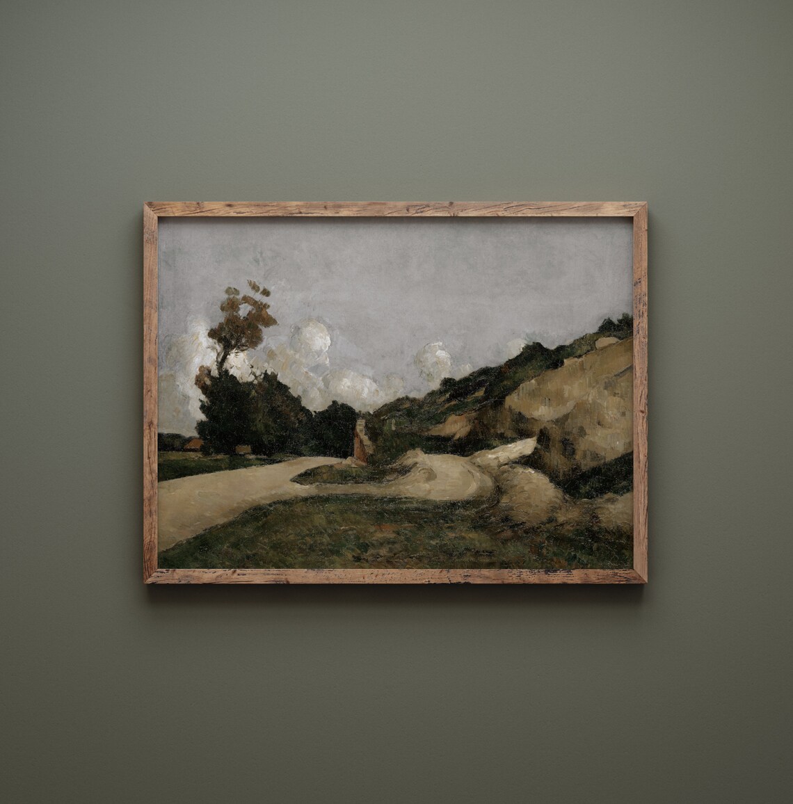 Winding Road Vintage Rural Country Travel Poster - Image 3