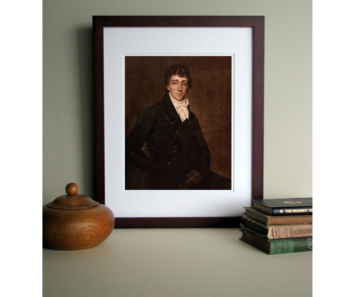 Dashing Man Vintage Portrait Art Print, Victorian Gentleman - Image 4