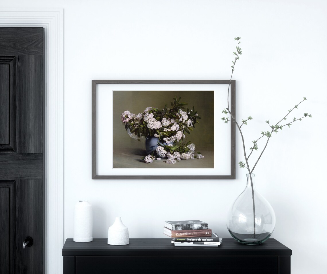 Mountain Laurels Vintage Botanical Still Life Art Print - Image 2