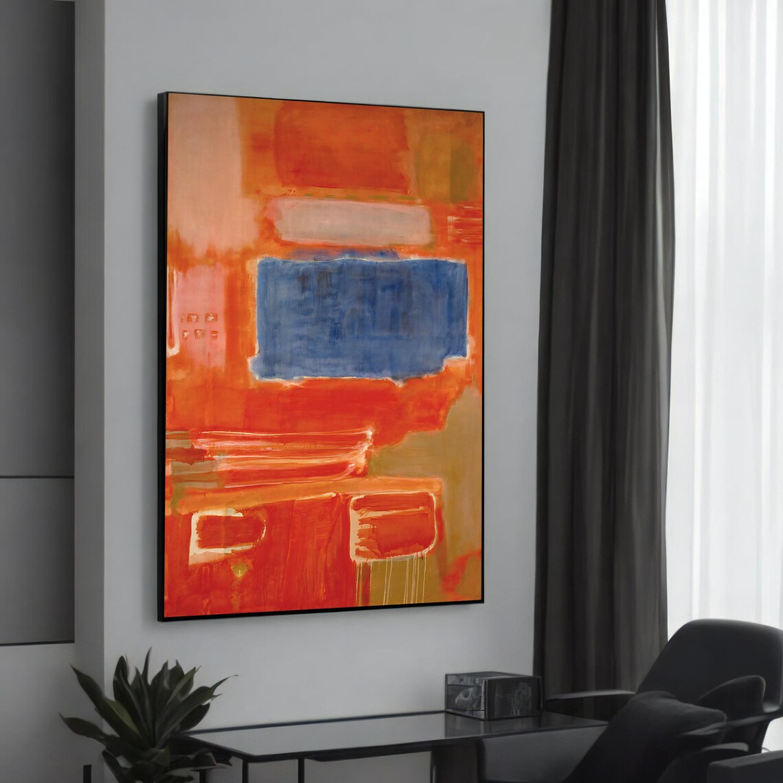 Mark Rothko Abstract Art Print, Modern Wall Art