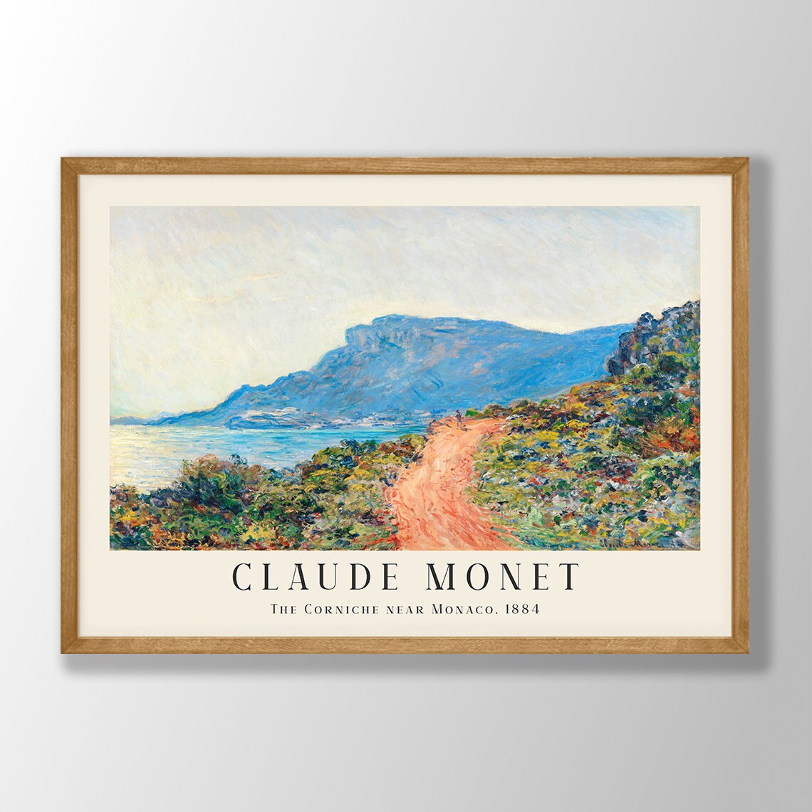 Monet Art Print, Nouveau Farmhouse Decor