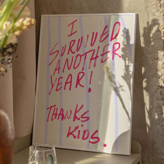 Humor For Mom's Special Day Art Print