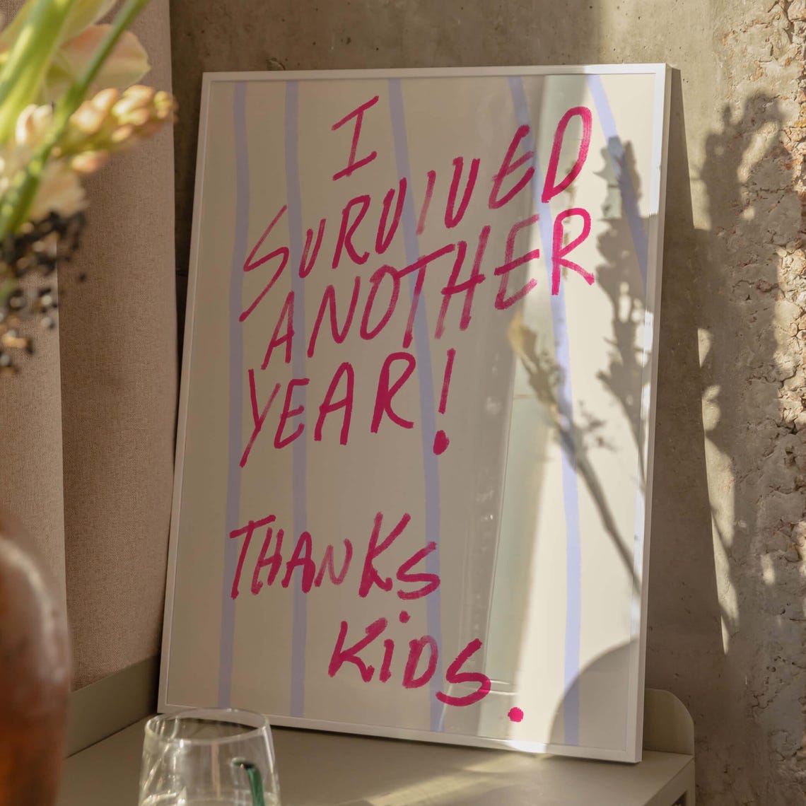 Humor For Mom's Special Day Art Print