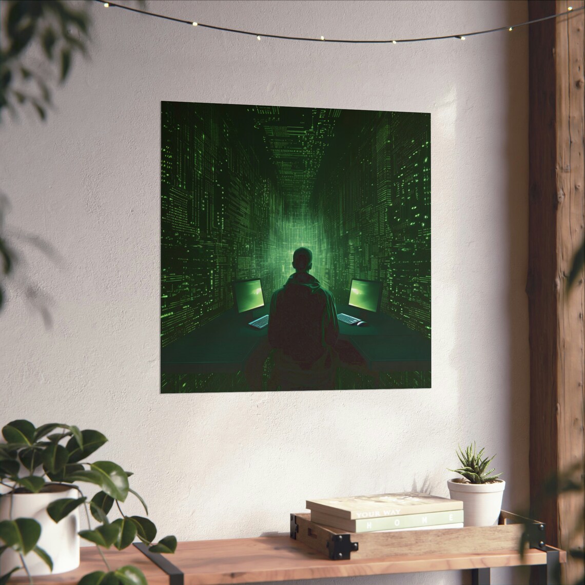 Society In A Program, Matrix Style Poster