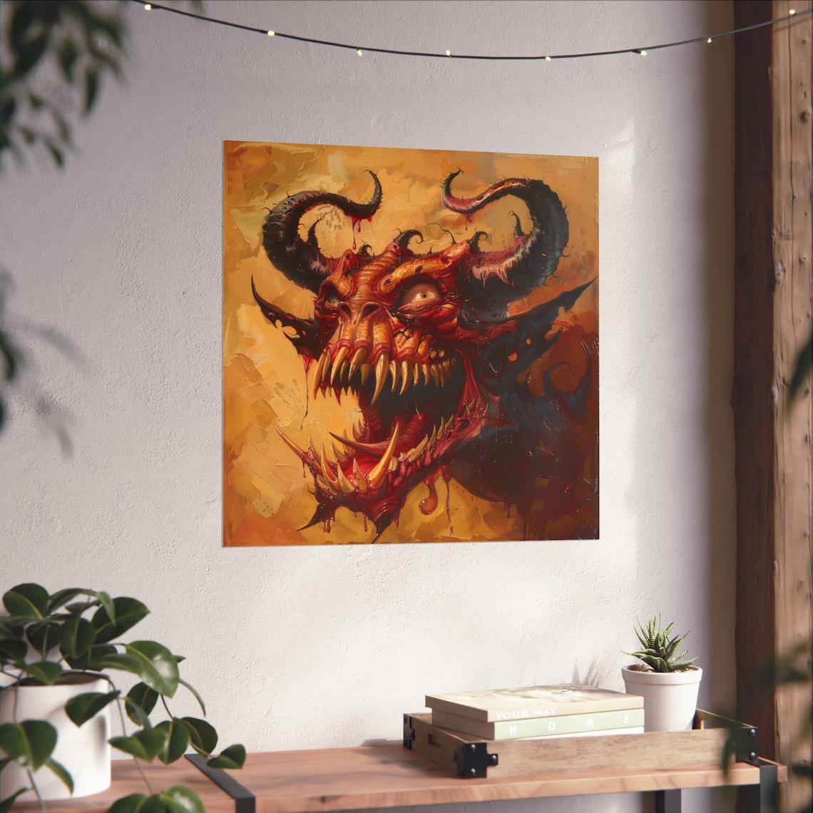Devil Nightmare Horror Movie Demon Poster
