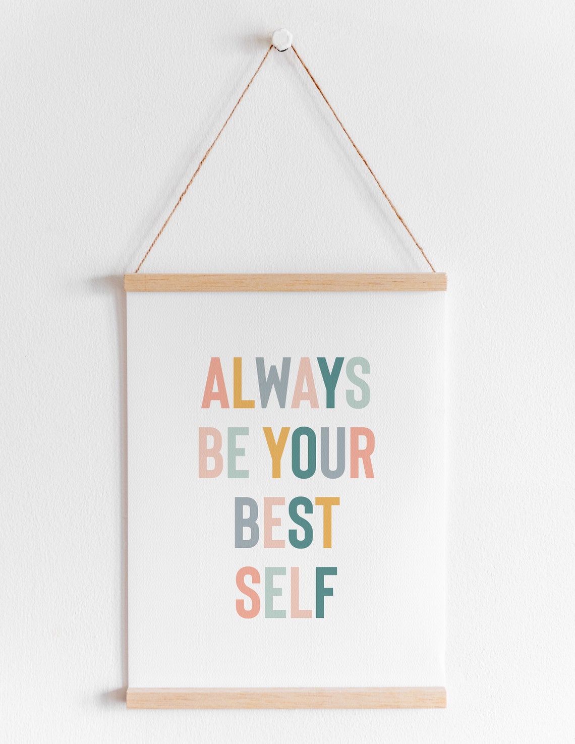 Girls Affirmation Wall Art Playroom Posters Nursery Wall Art Set Girls Room Wall Art Pastel Girls Room Decor Girls Inspirational Quotes - Image 2