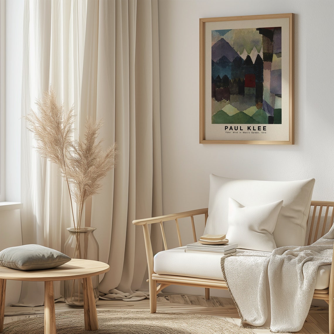Paul Klee Fohn Wind Marcs Garden Abstract Mountain Art Poster - Image 4