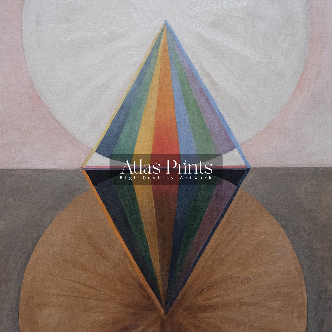 Hilma af Klint The Swan No 12 1915 Rainbow Diamond Abstract Art Poster - Image 3