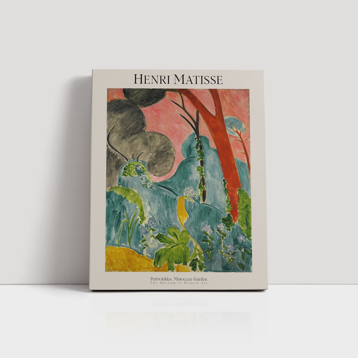 Henri Matisse Periwinkles Moroccan Garden Fauvist Landscape Poster - Image 5