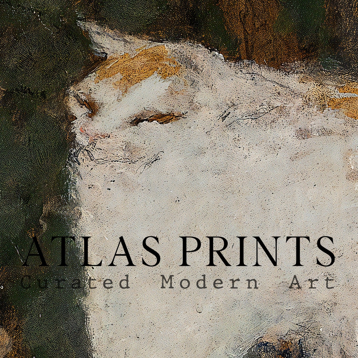 Pierre Bonnard White Cat Le Chat Blanc Vintage Cat Painting Poster - Image 3