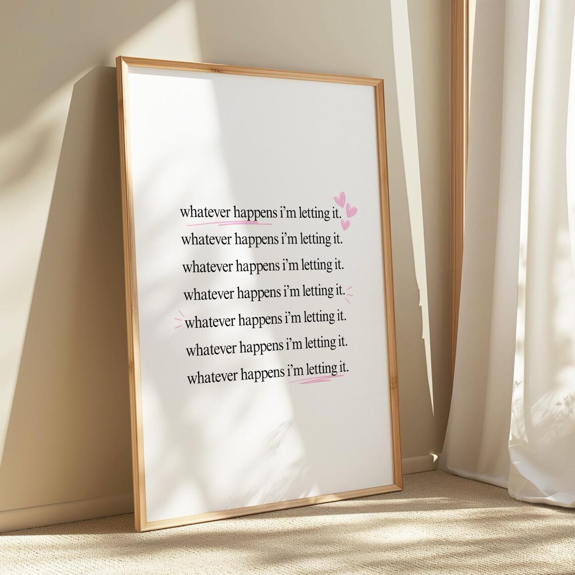 Whatever Happens, Gracie-Inspired Poster Art Print - Image 2