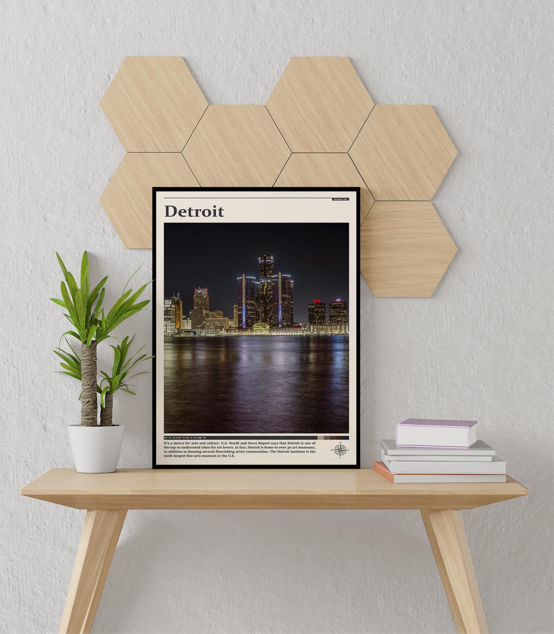 Travel Photography Detroit Print Detroit Wall Art Detroit Poster Detroit Photo Detroit Poster Print Michigan Detroit Wall Decor - Image 3