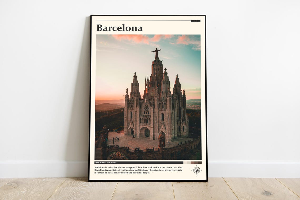 Travel Photography Barcelona Print Barcelona Wall Art Barcelona Poster Barcelona Photo Barcelona Poster Print Spain Barcelona
