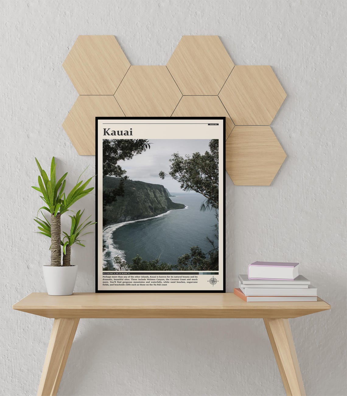 Travel Photography Kauai Print Kauai Wall Art Kauai Poster Kauai Photo Kauai Poster Print Kauai Wall Decor Hawaii Poster Print - Image 3