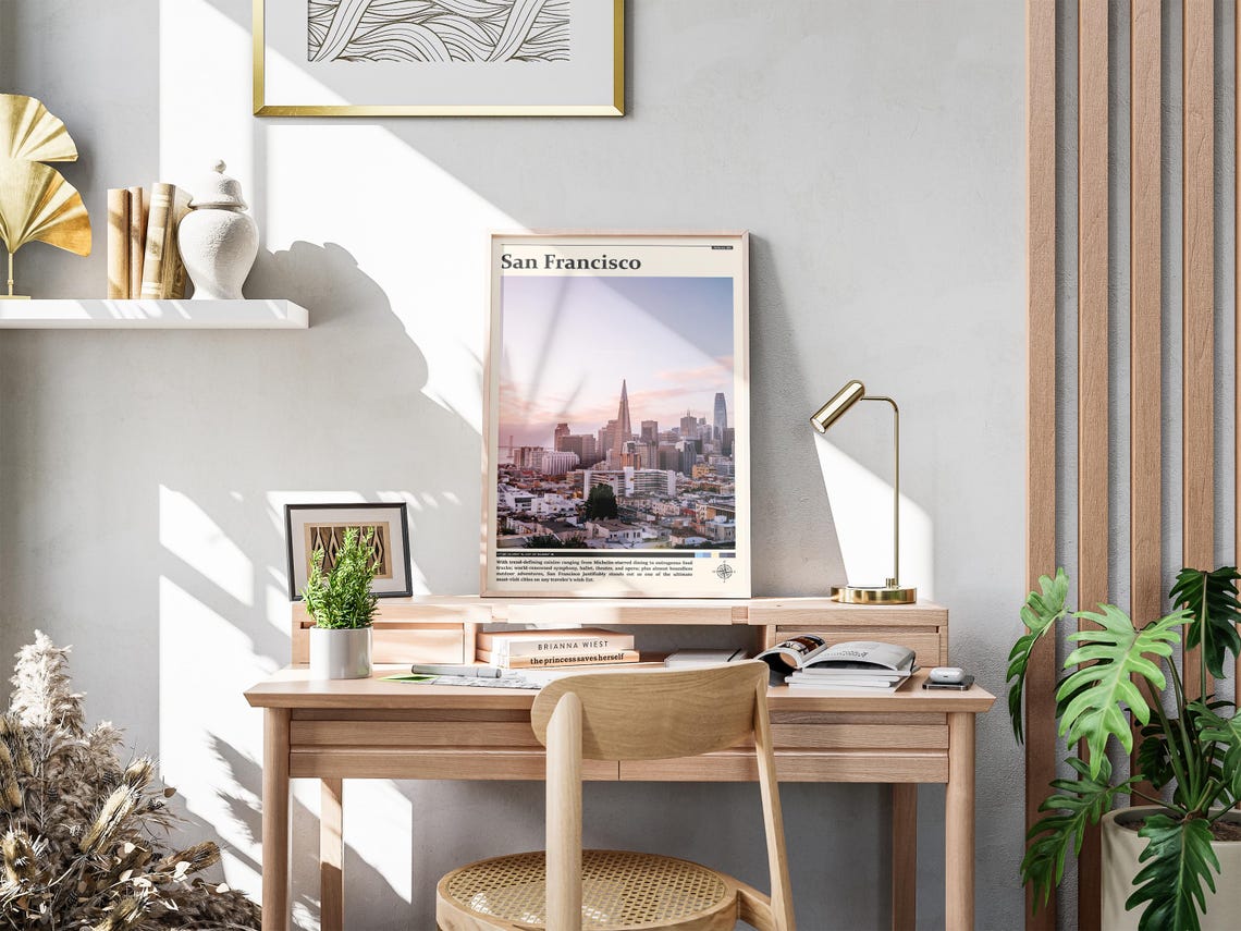 San Francisco Skyline Transamerica Pyramid Dusk Photography Poster - Image 4