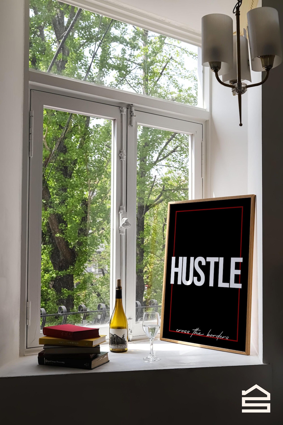 Hustle Quote, Minimalist Office Decor Poster - Image 4