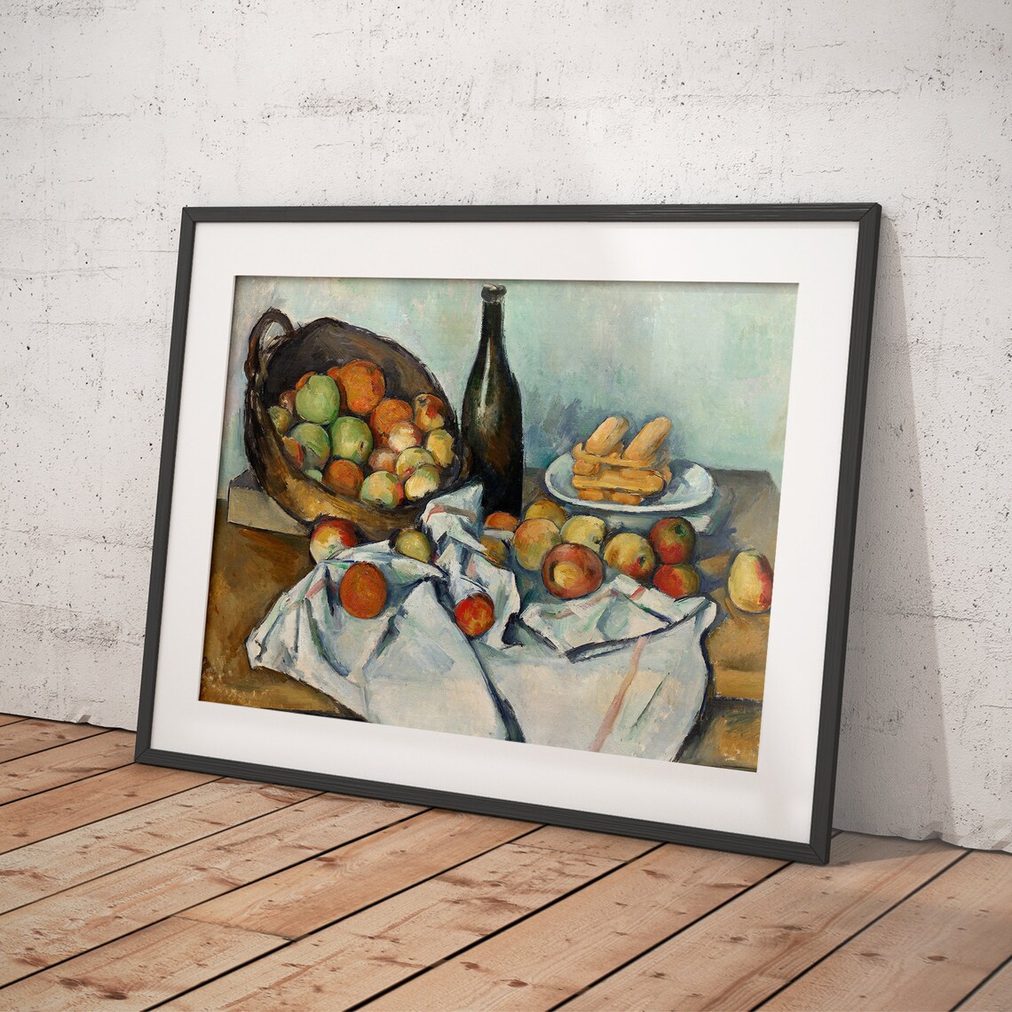 Paul Cézanne The Basket of Apples Still Life Post-Impressionist Poster - Image 4