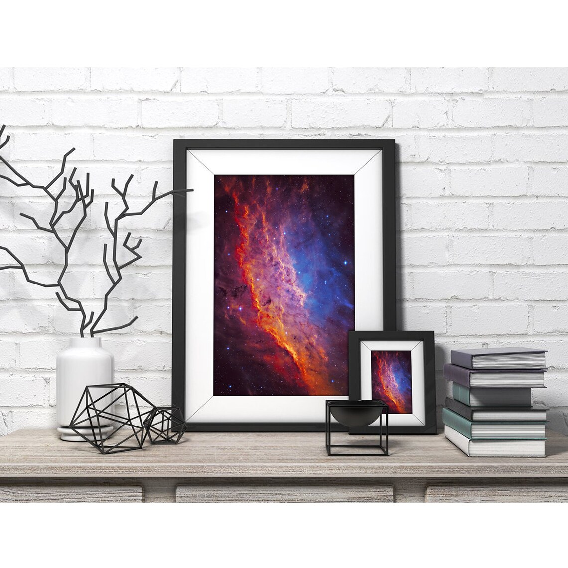 California Nebula Space Poster, Astronomy Wall Art - Image 4