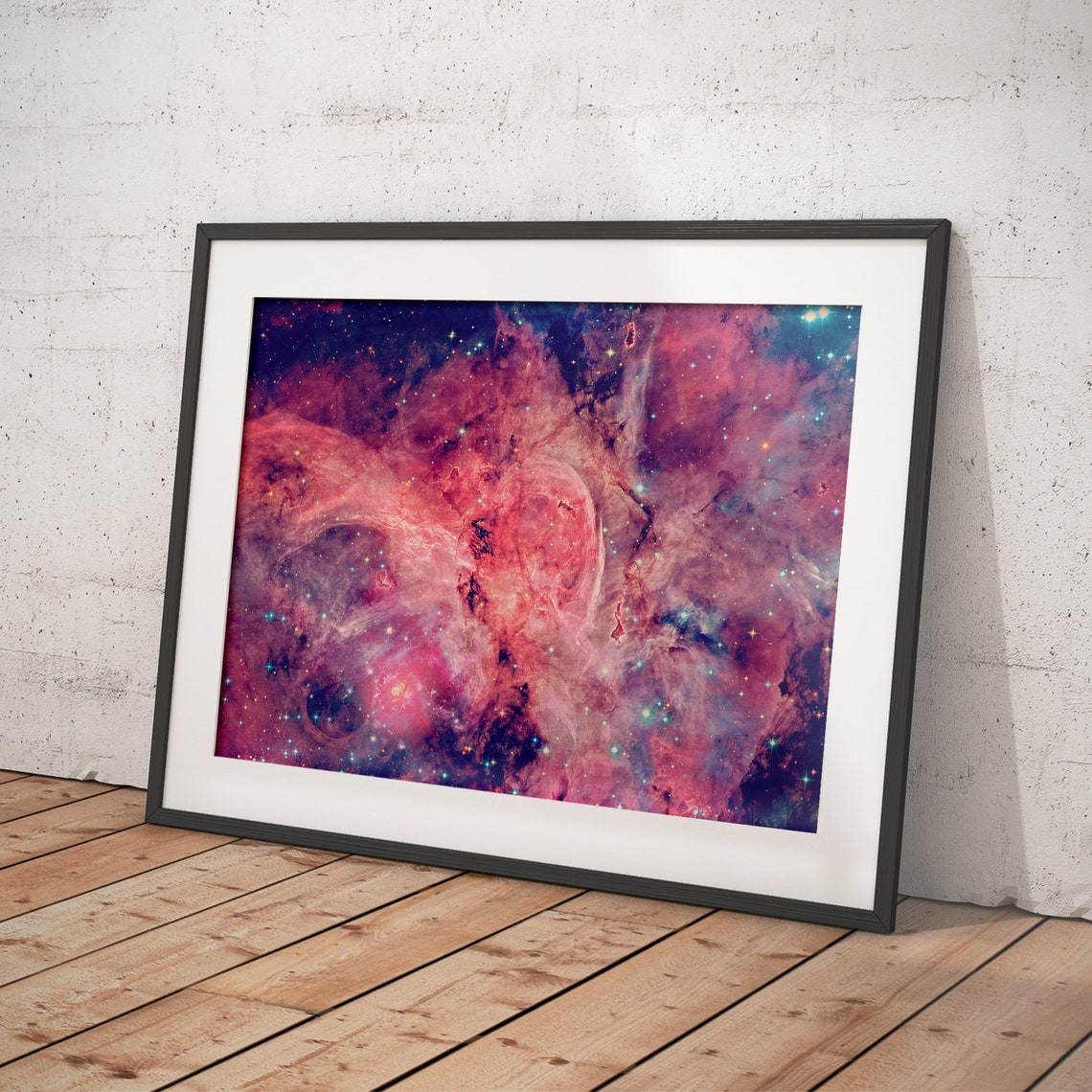 Great Carina Nebula Pink Cosmic Clouds Space Astronomy Poster - Image 4