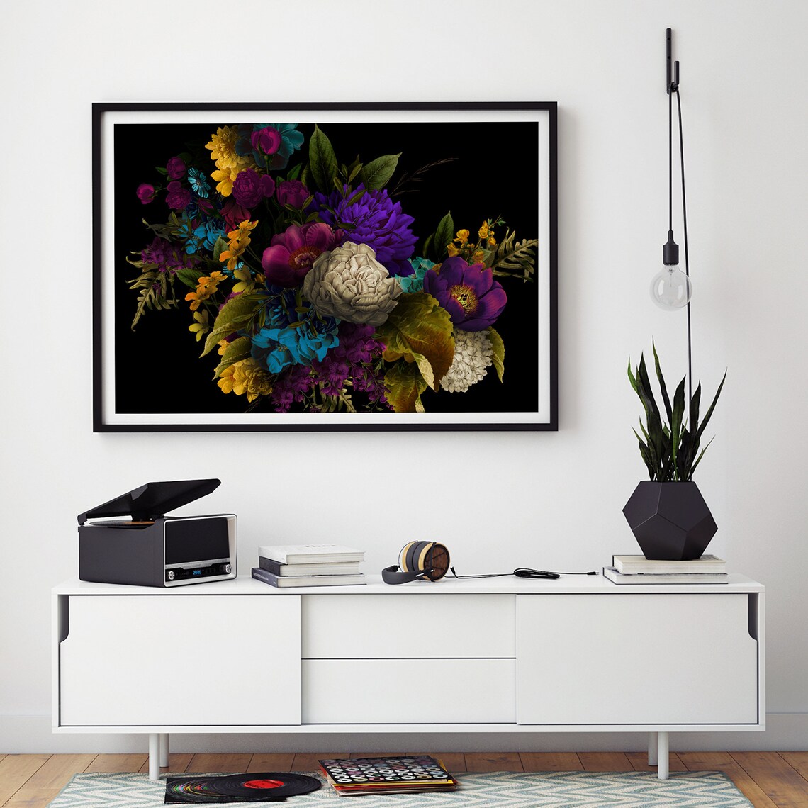 Bouquet Print No. 1 Botanical Poster, Vintage Decor - Image 2