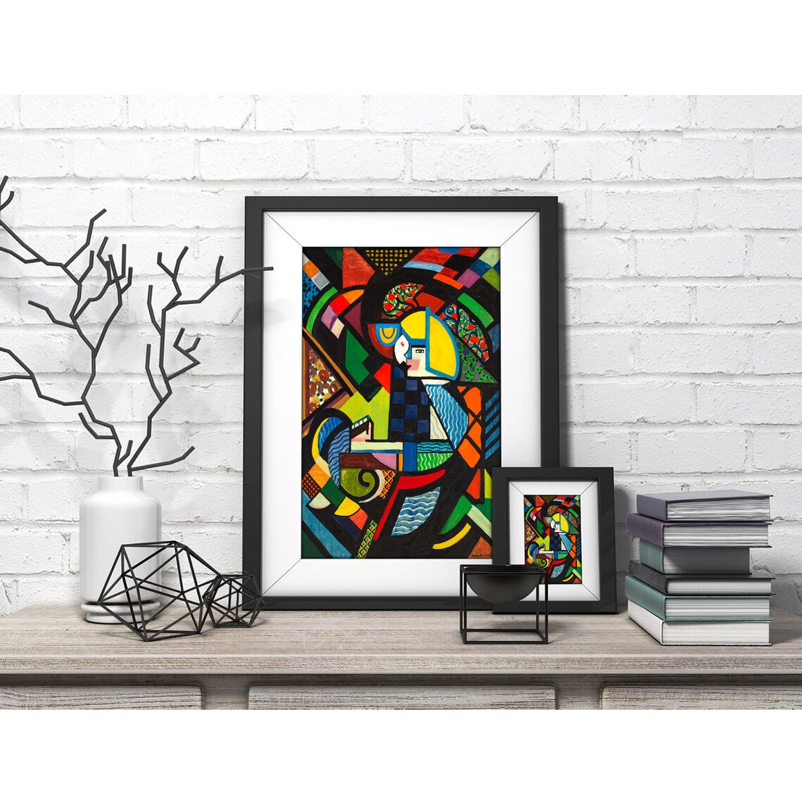 Daughter In A Rocker Vintage Wall Art Print - Image 4