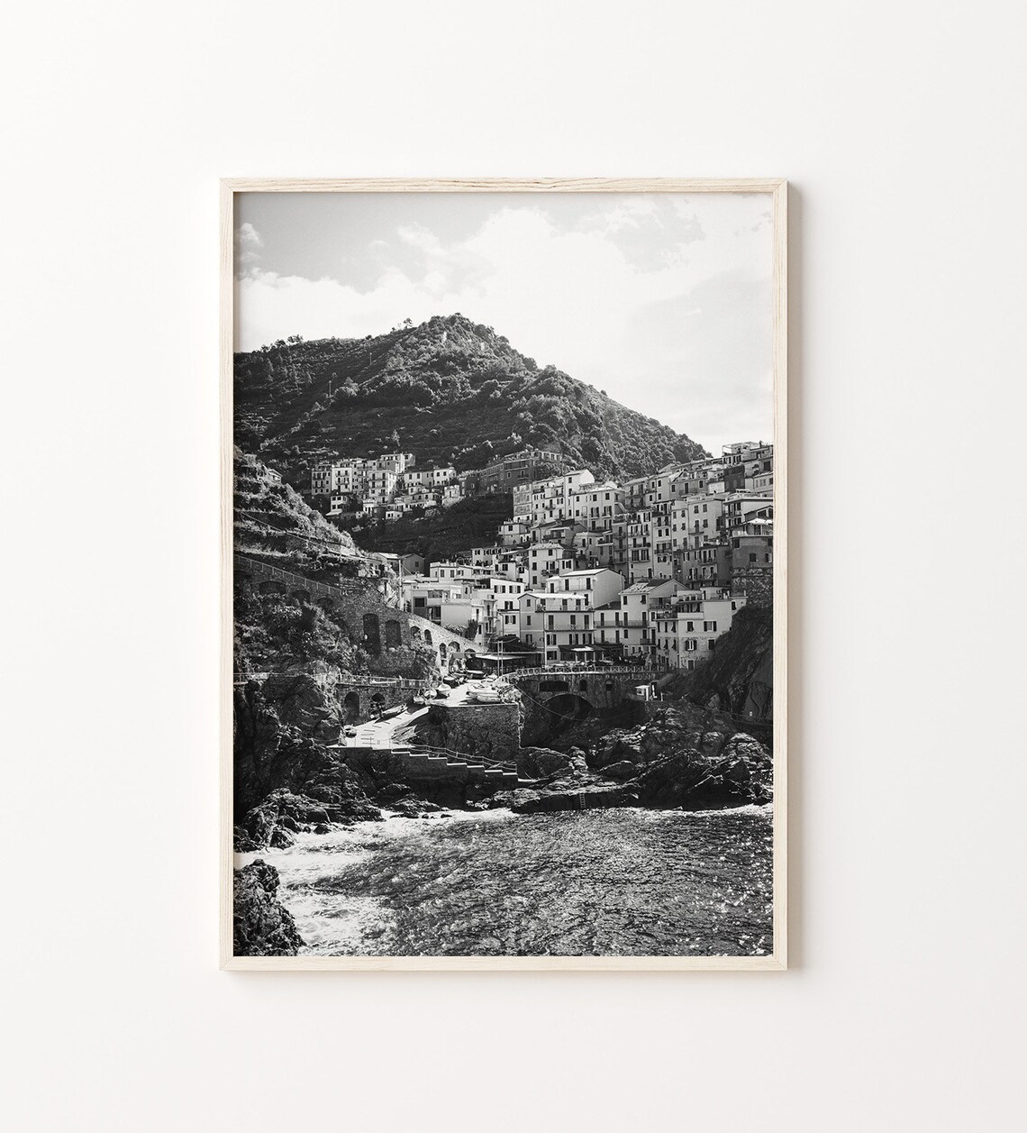 Cinque Terre Italy Coast Village Travel Poster, Liguria - Image 2