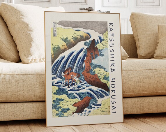 Katsushika Hokusai Poster Japanese Wall Art For Gallery Walls Hokusai Print As Japanese Poster Modern Japandi Poster Exhibition Art