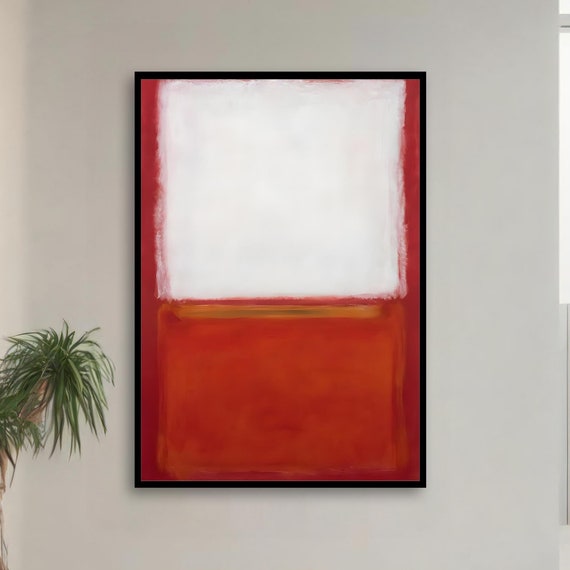 Mark Rothko Colorful Abstract Art Minimalist Painting Modern Wall Decor Contemporary Home Art Unique Gift Homeart