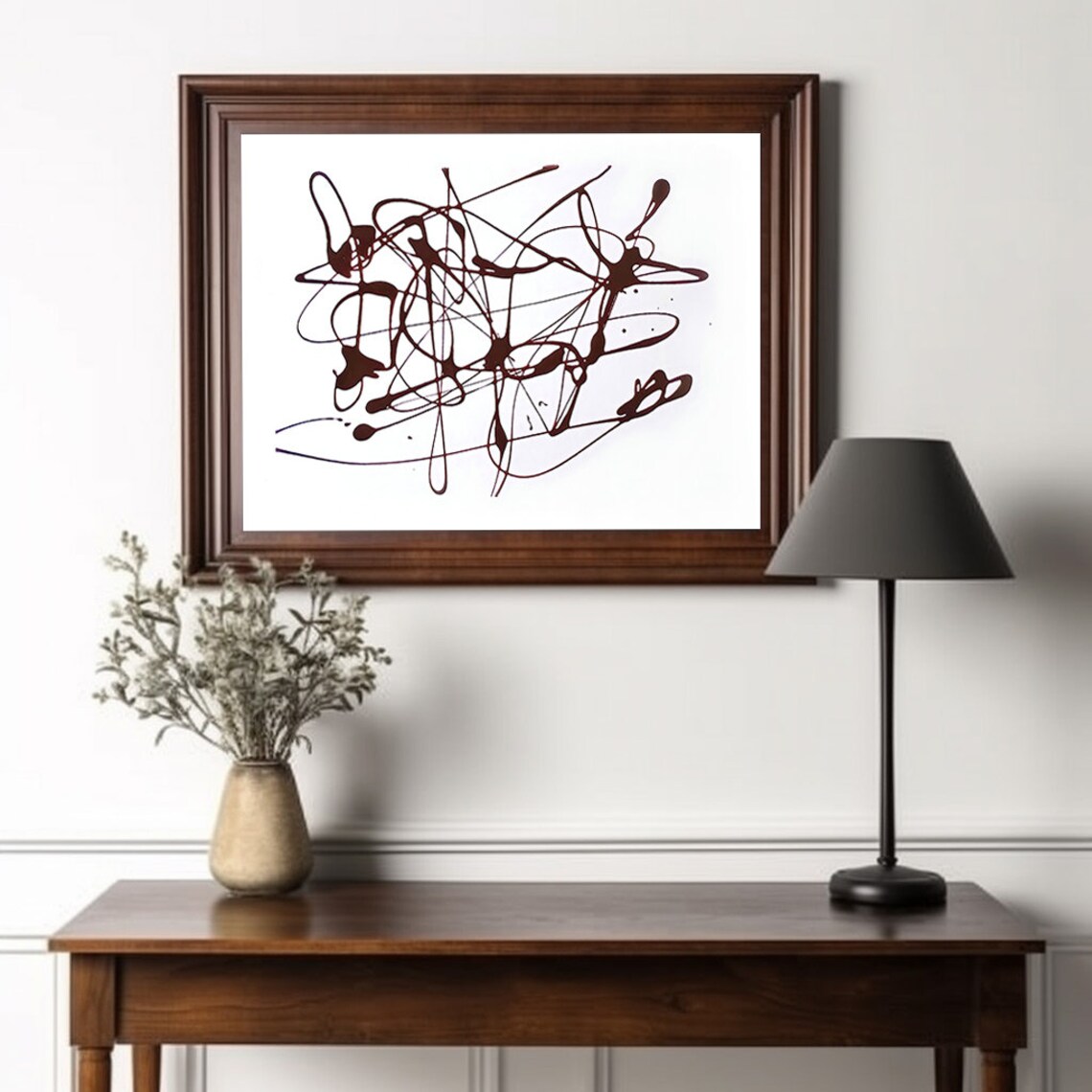 Abstract Scribble Line Art, Minimalist Art Print - Image 2