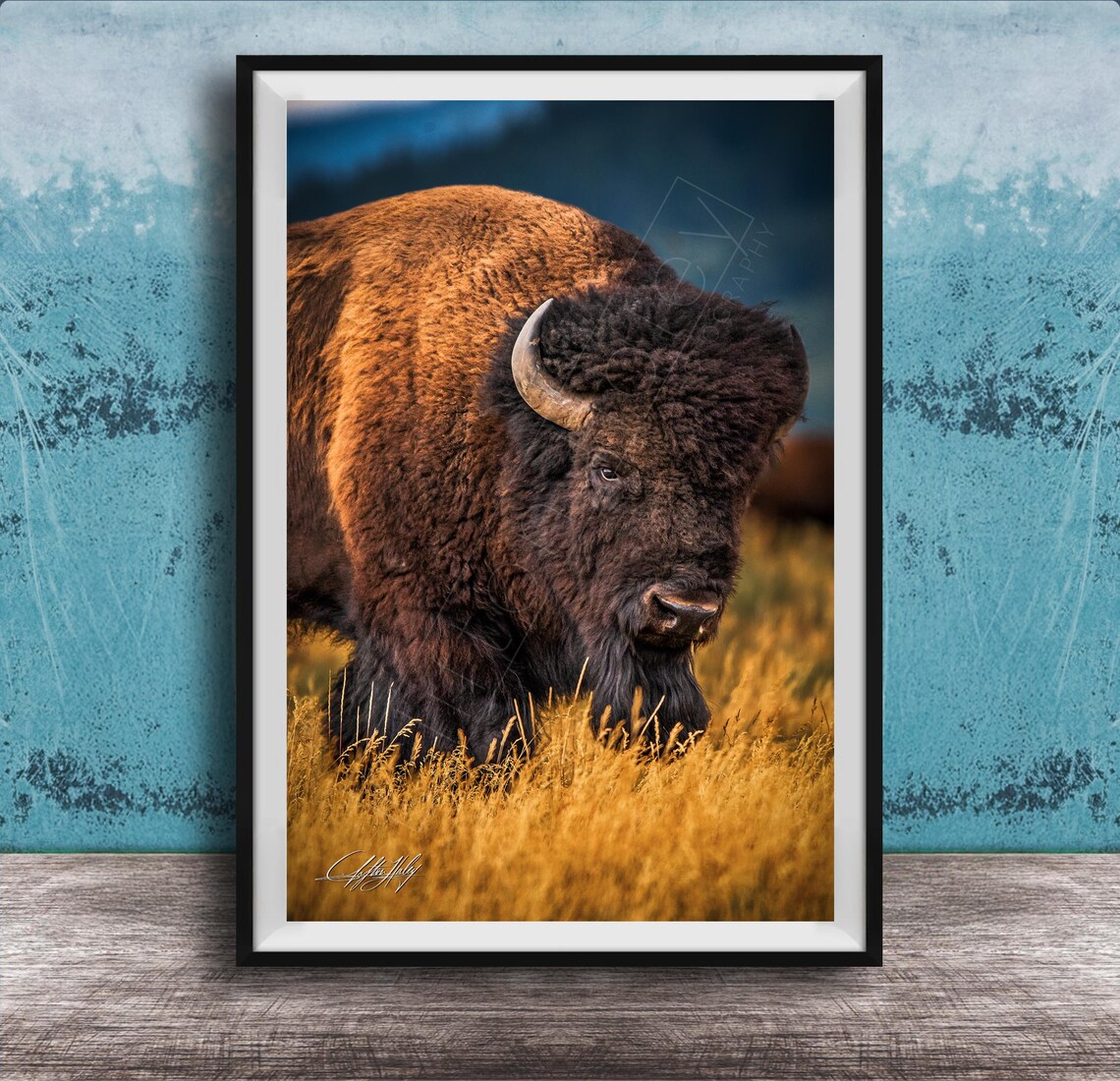 Buffalo Wall Decor Western Wildlife Canvas Large Rustic Print