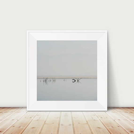 Lake Isabella Photograph Print Wanderlust Art Nature Photography Wilderness Minimalist Decor Blue