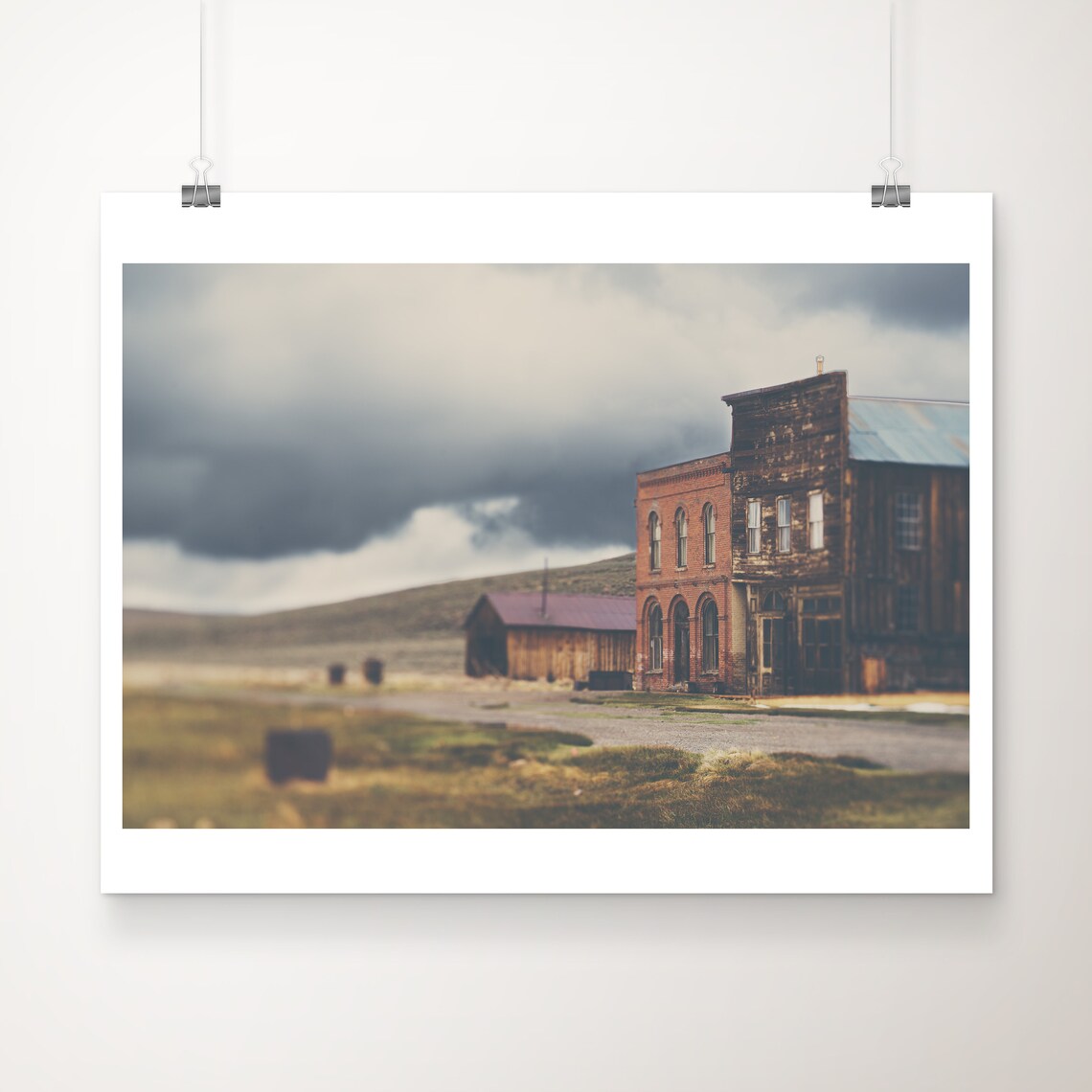 Bodie Ghost Town Dechambeau Hotel Moody Western Photo Poster