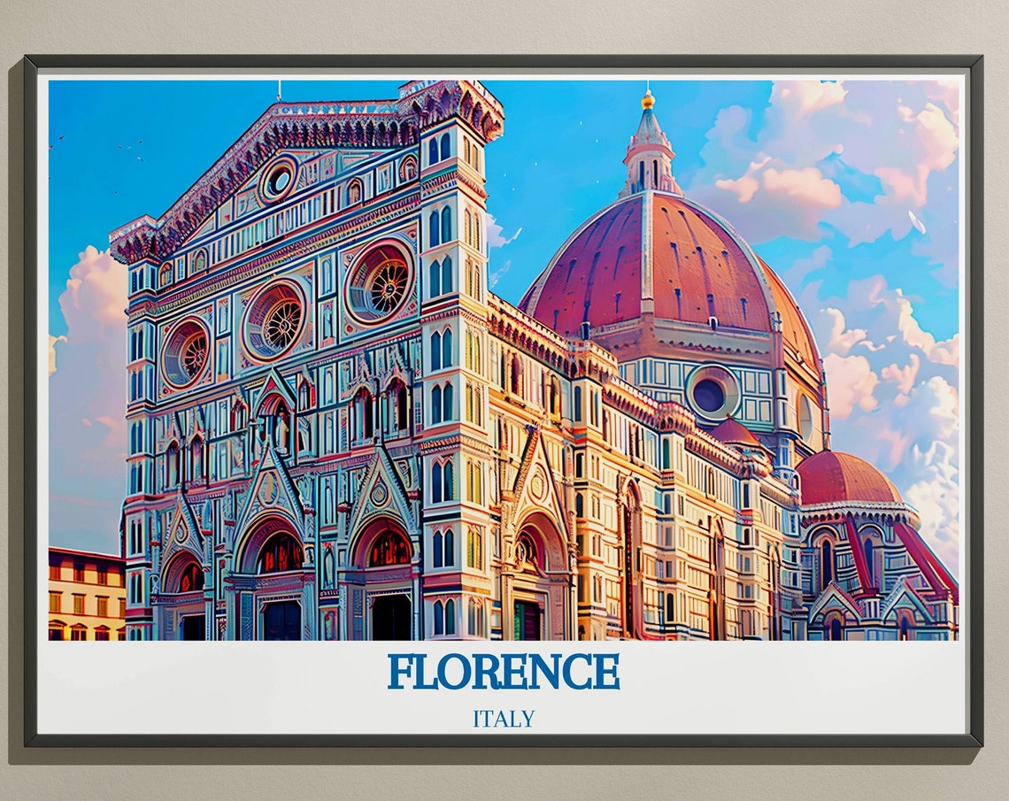 Florence Duomo Cathedral Close Up Brunelleschi Dome Italy Poster