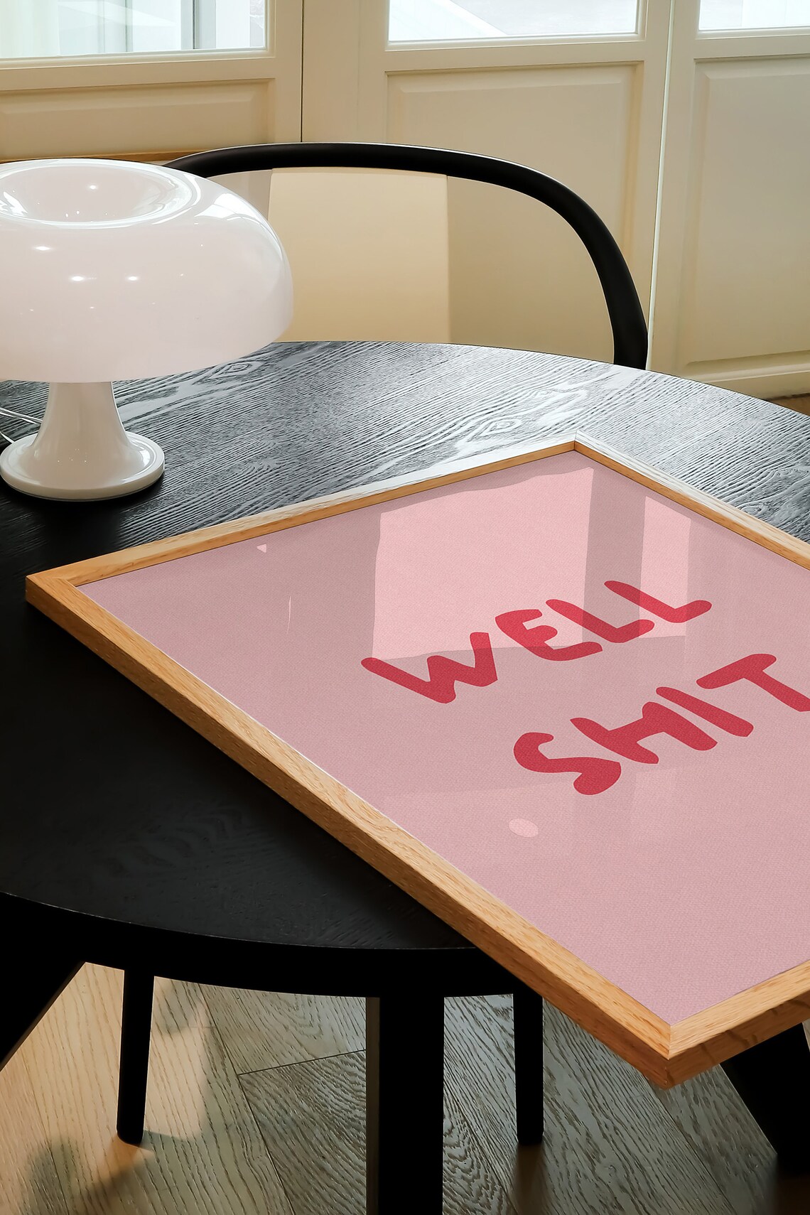 Well Shit Funny Bathroom Wall Art Poster - Image 2