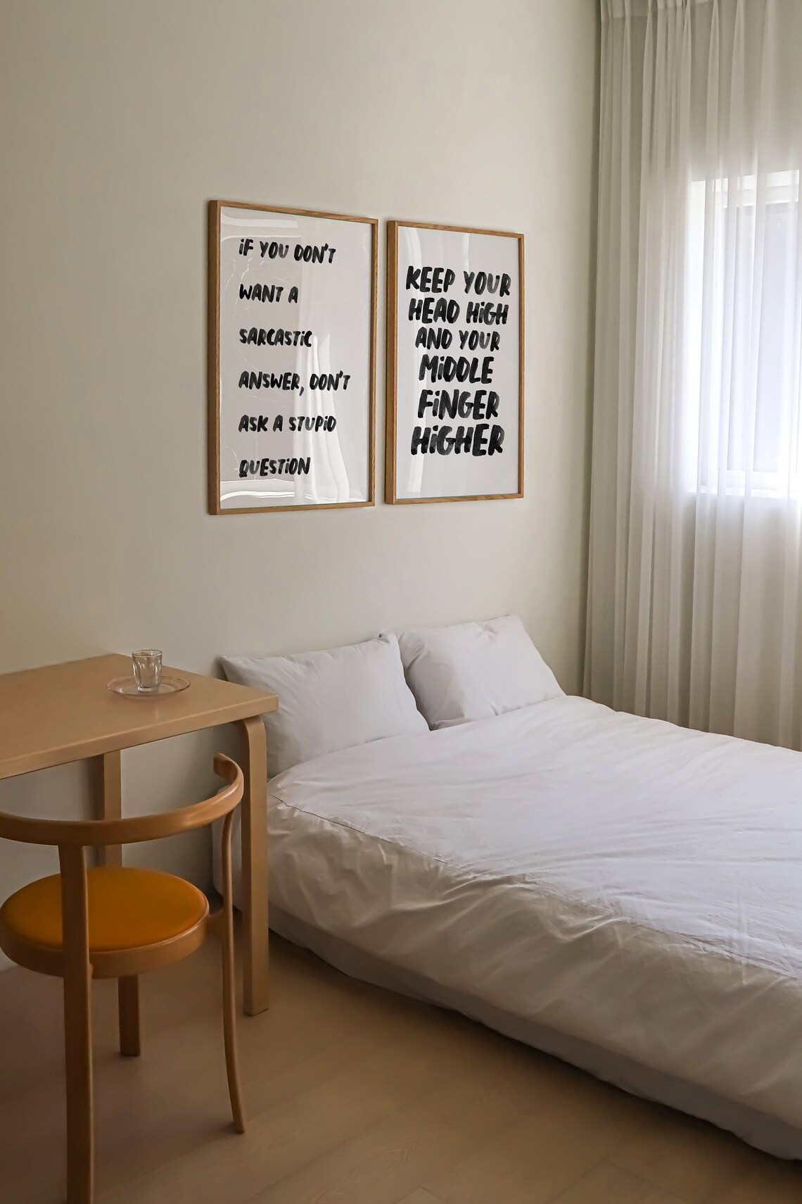 Don't Ask a Stupid Question Typography Art Print - Image 3