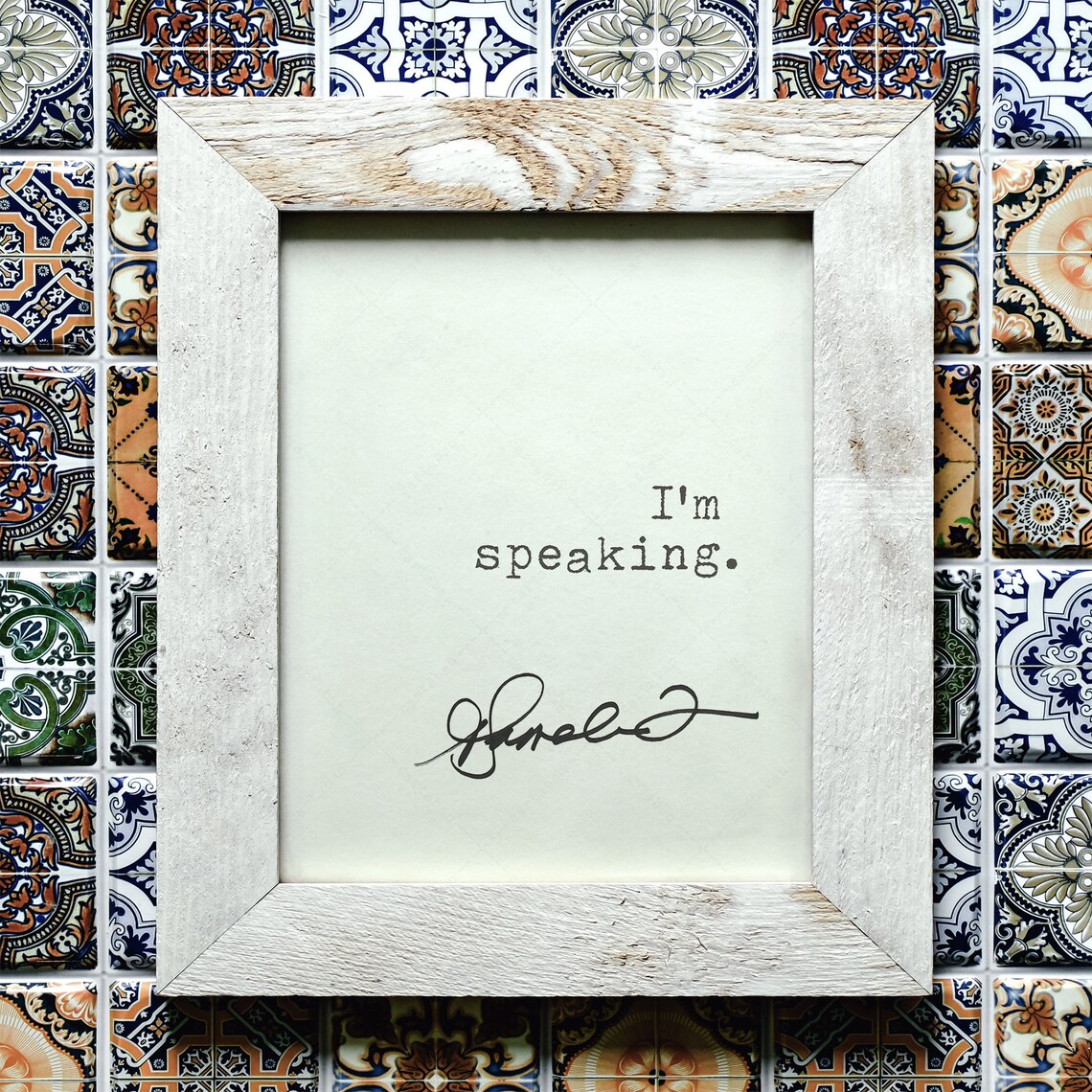 Kamala Harris Quote, Im Speaking Art Print - Image 3